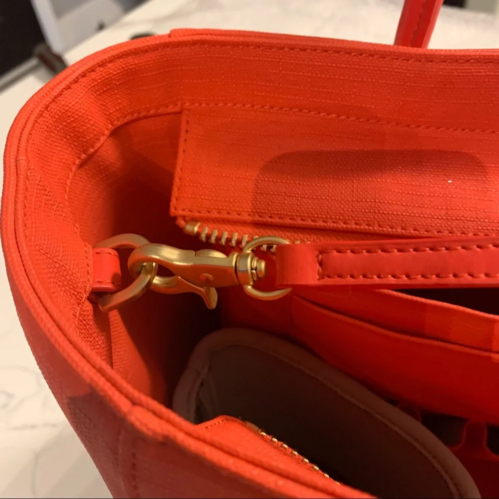 Dagne Dover 15” Tote - Vermilion - Picture 7 of 11